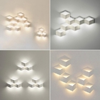 Modern Creative geometry Wall Lamp Bedroom Bedside Living Room Aisle three-Dimensional Wall Lamp(WH-OR-243)