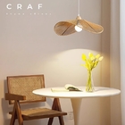 Nordic Wabi Sabi Led Pendant Lights For Living Room Home Decoration Rattan Bedroom Chandelier(WH-AP-587)