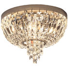 Crystal flush ceiling lights uk Round Shape For House Lighting Fixtures (WH-CA-45)