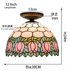 Tiffany pink color ceiling lamp dining room hallway sitting room light(WH-TA-17)